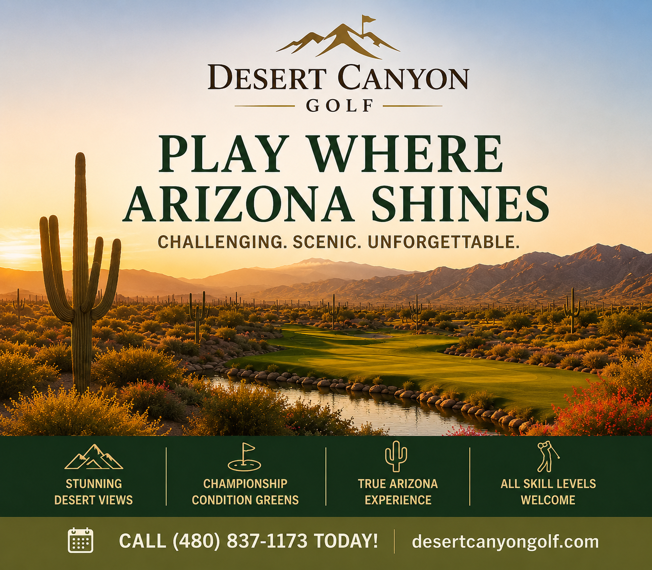 Desert Canyon Golf advertisement